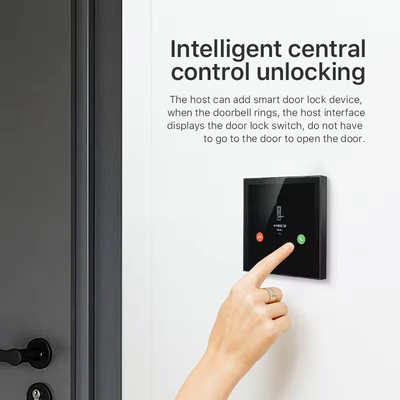 Glomarket Smart Home Control Panel Touchscreen 4 Zoll Multifunktionales WLAN-Heim Hintergrundmusiksystem Tuya Zigbee Gateway