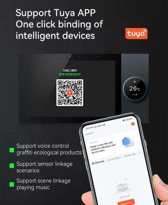 Glomarket Tuya Wifi Smart 7-Zoll-Steuerelement Multi-Funktion Ble Musik Wand Touchscreen Zigbee Hub Gateway Zentralsteuerung