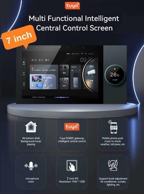 Glomarket Tuya Wifi Smart 7-Zoll-Steuerelement Multi-Funktion Ble Musik Wand Touchscreen Zigbee Hub Gateway Zentralsteuerung