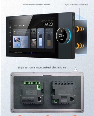 Glomarket Tuya 10 Zoll Zentralsteuerung mit Musik 2 Gang Relais 2 Weg Lautsprecher Multifunktionale Smart Home Produkte
