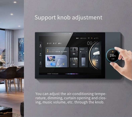 Glomarket Tuya 10 Zoll Zentralsteuerung mit Musik 2 Gang Relais 2 Weg Lautsprecher Multifunktionale Smart Home Produkte