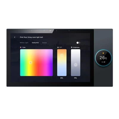 Glomarket Tuya 10 Zoll Zentralsteuerung mit Musik 2 Gang Relais 2 Weg Lautsprecher Multifunktionale Smart Home Produkte