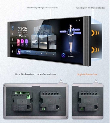 Glomarket 12 Zoll Multifunktions-Musik-Host Touchscreen Zigbee Gateway Wand-Zentralsteuerung für intelligente Szenen Schalter