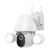 Intelligente Sicherheits-Flutlichtkamera 1080p 2-Wege-Audio-Bewegungserkennungs-Nachtsichtkamera