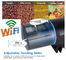 Fisch-Zufuhr Wifi-Aquarium-Zufuhr RoHS LCD 200ml Smart automatische