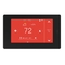 24 intelligenter Thermostat des Volt-4.3in TFT WiFi mit mehrfachen Sensoren